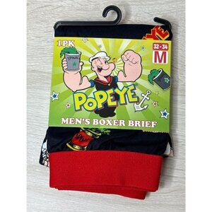 Popeye Boxer Briefs Mens Graphic Novelty Dad Gift Silly Crazy Funny Wild Size M